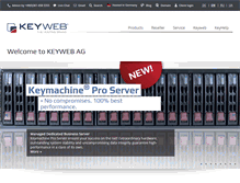Tablet Screenshot of keyweb.de